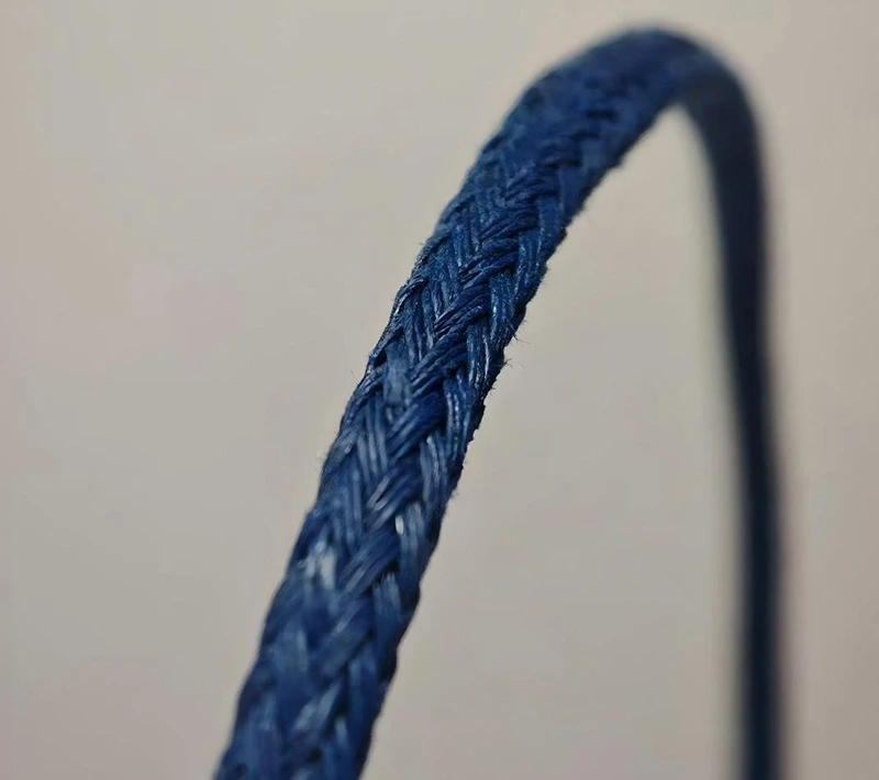 Hollow-core paper cord for packaging